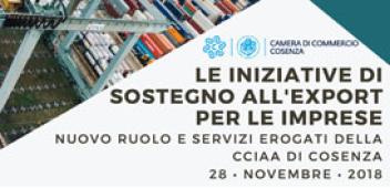 Iniziative sostegno export