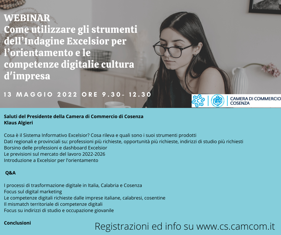 Programma del webinar 13 maggio 2022 con inizio alle ore 9:30